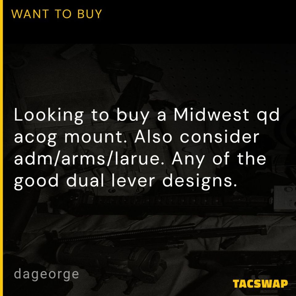 Image 1 - Midwest acog mount