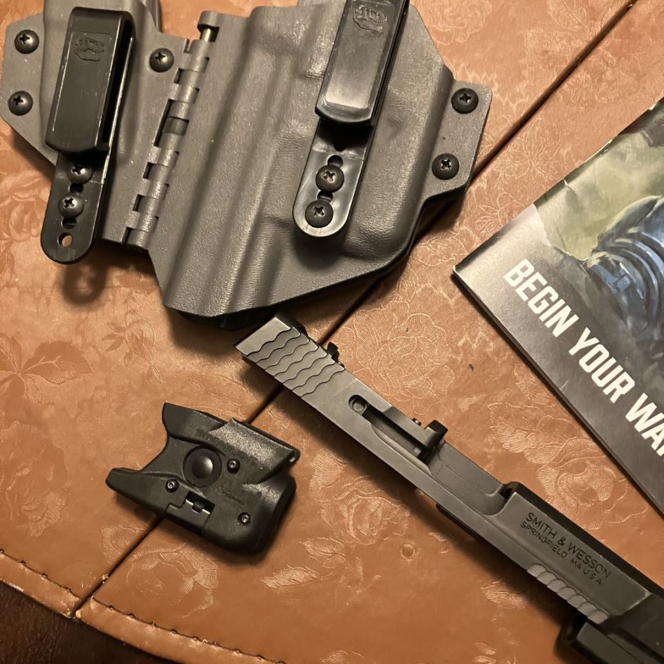 Image 1 - S&W Shield + parts and holster