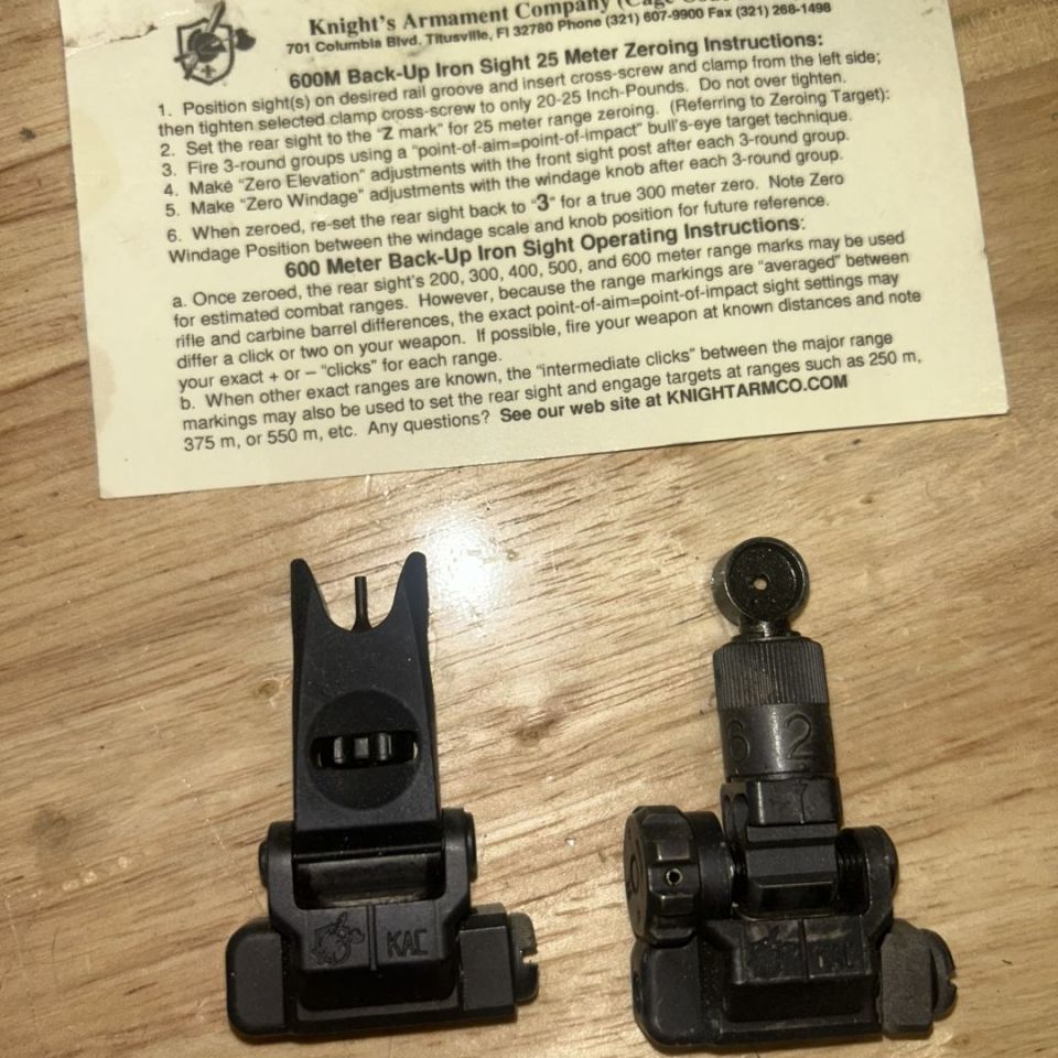 Image 1 - KAC iron sights