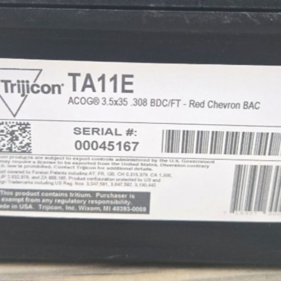 Image 2 - Trijicon ACOG Red Chevron BDC