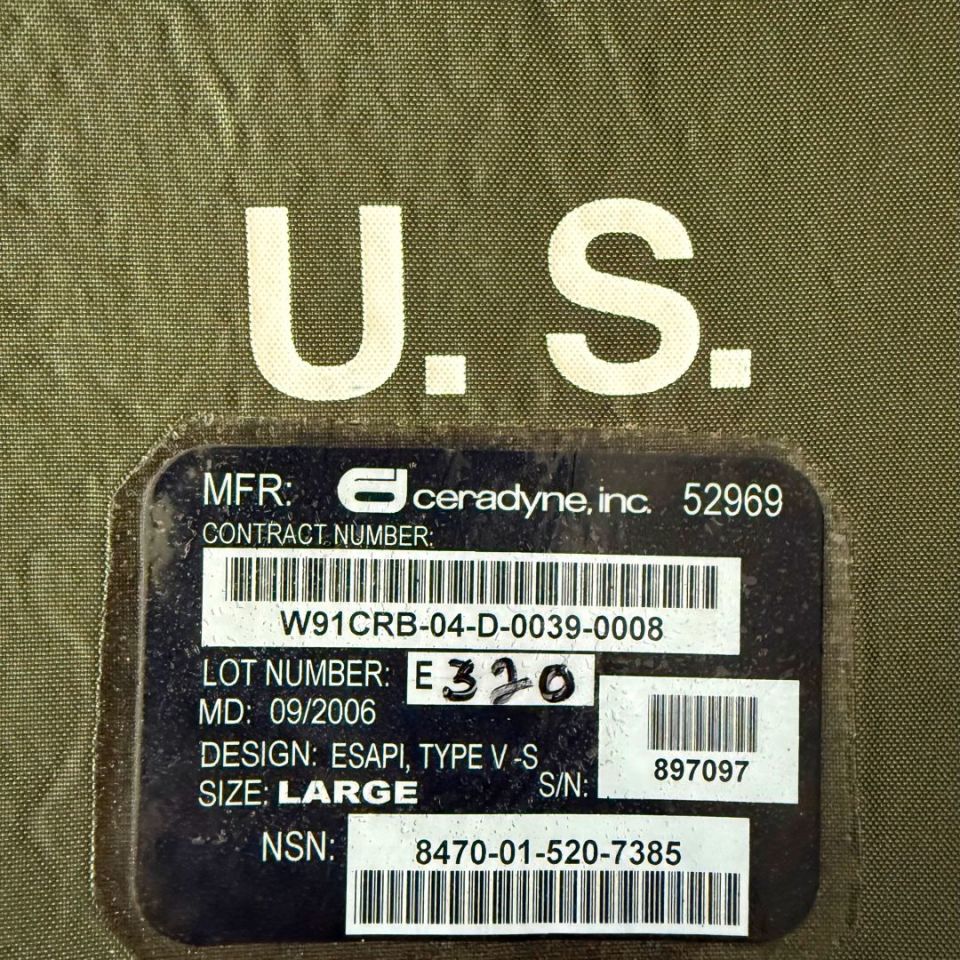 Image 3 -  USGI Ceradyne ESAPI Plates