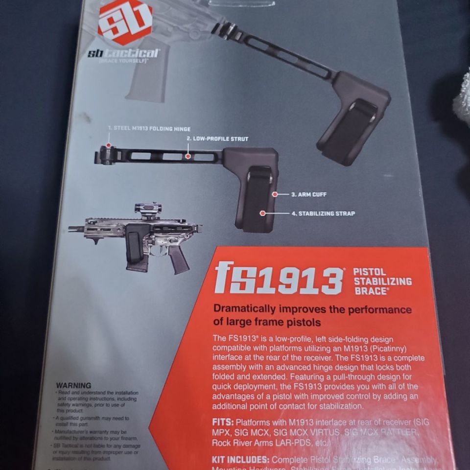 Image 2 - NEW SB Tactical Folding Brace