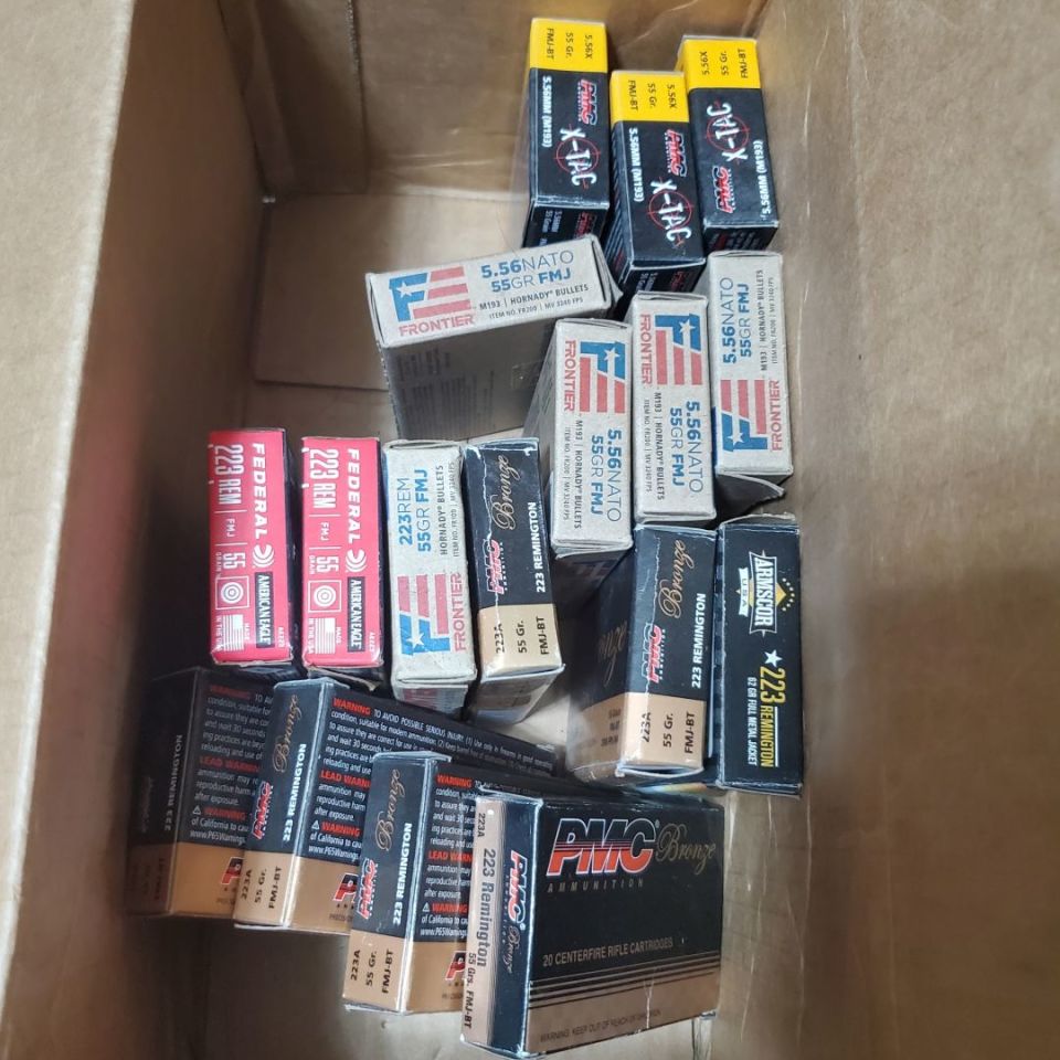 Image 1 - Random .223 5.56 boxes of ammo