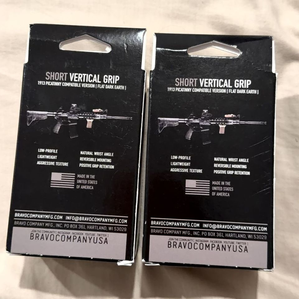 Image 2 - BCM Short Vertical Grip FDE 