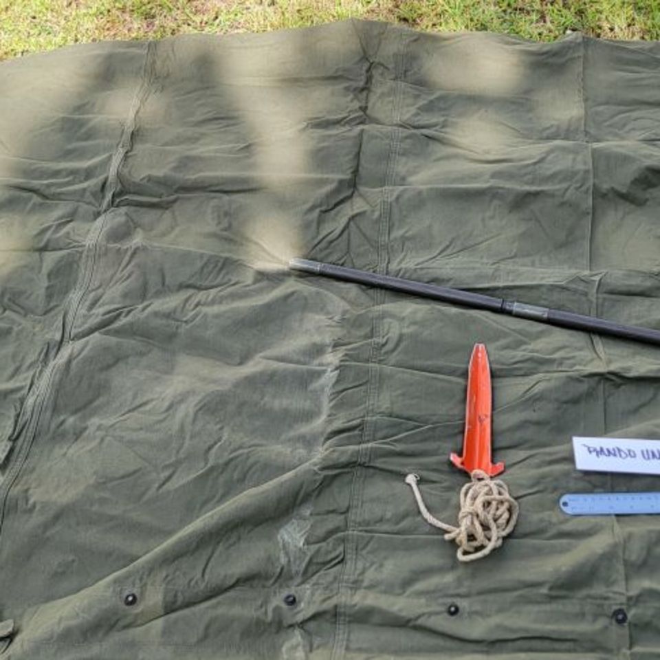 Image 6 - 1xUSGI Army Shelter Tent Half 