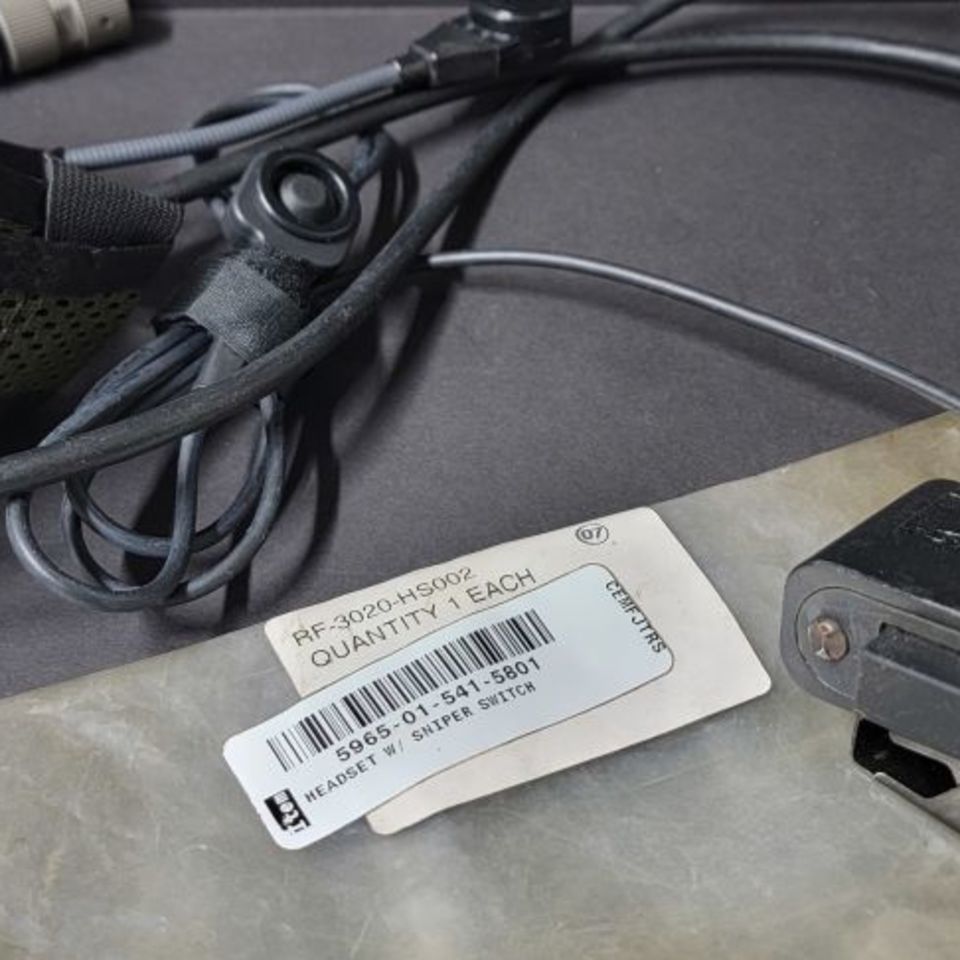 Image 6 - Harris RF Comms Headset 5 Pin