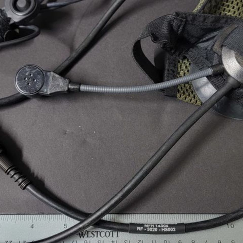 Image 3 - Harris RF Comms Headset 5 Pin