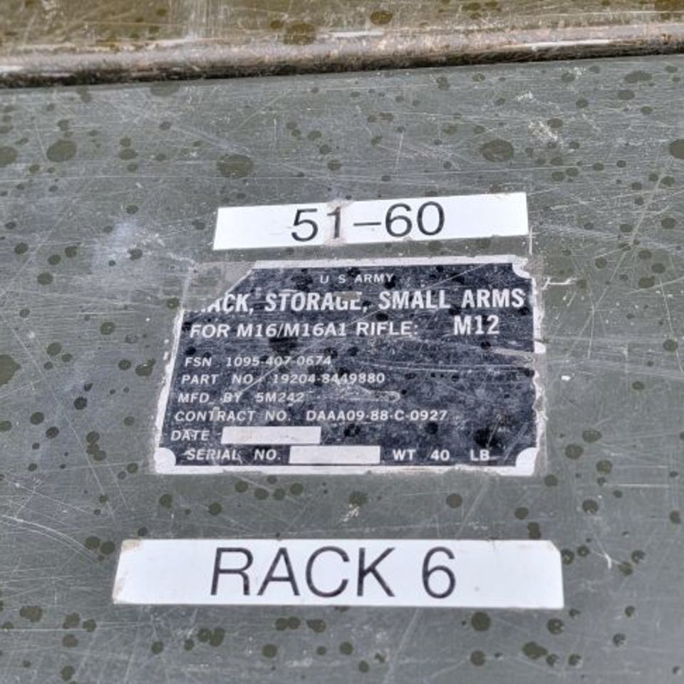 Image 3 - Weapons Rack Small Arms Storag