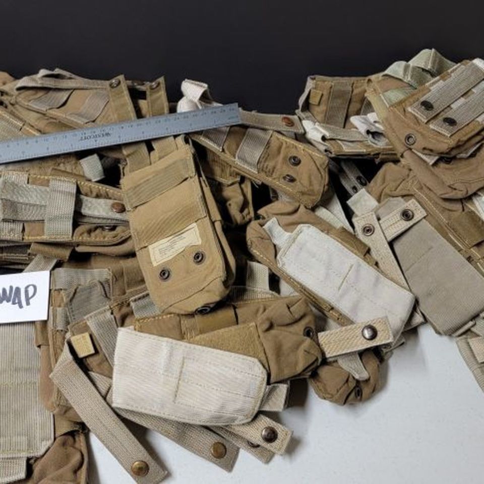 Image 4 - M4/M16 Sng Dbl Mag Pouch CB 