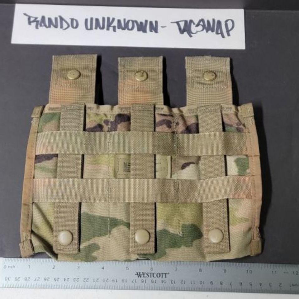 Image 2 - MOLLE 2 M4 Triple Mag SxS Pch