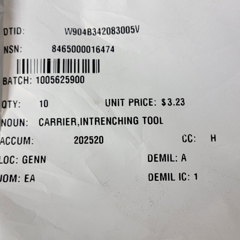 Image 5 - 1x Entrenching Tool Carrier 