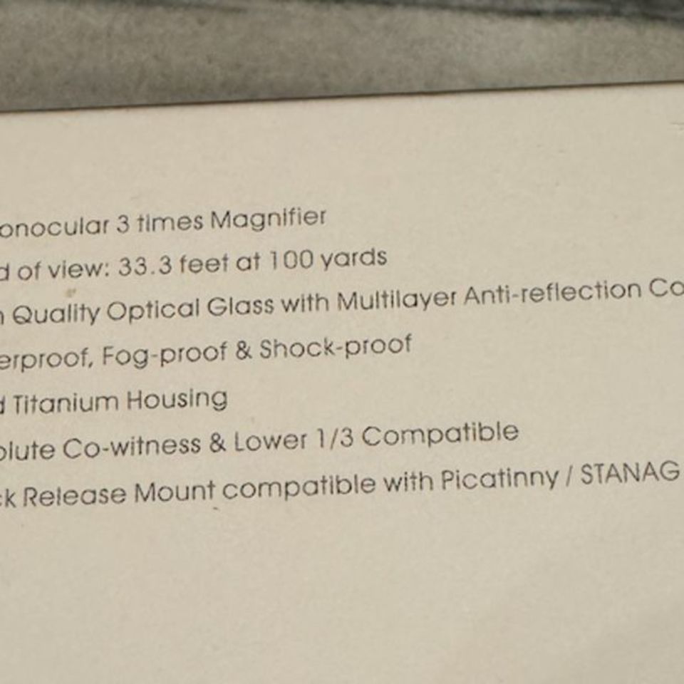Image 2 - Holoson HM3X-T Titanium 3x mag