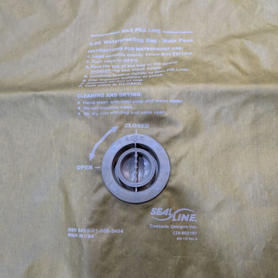 Image 2 - USMC Dry Bag 65L Pack MilSurp