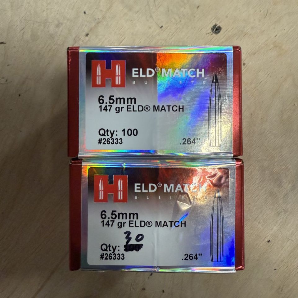 Image 1 - Hornady eldm bullets 147 G