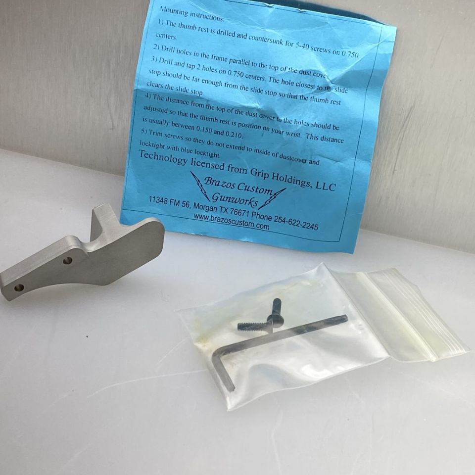 Image 3 - CZ Thumb Rest BCG Limited