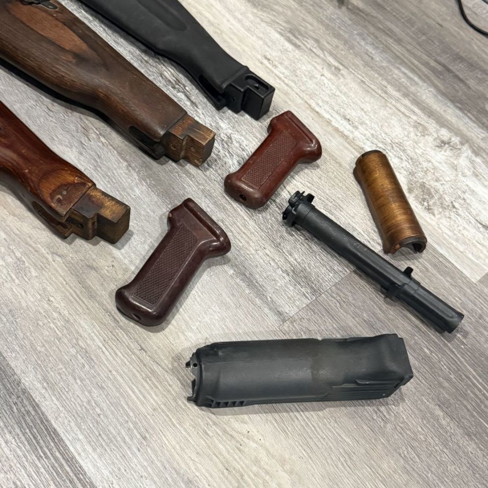 Image 3 - AK stuff, stocks grips, tube 