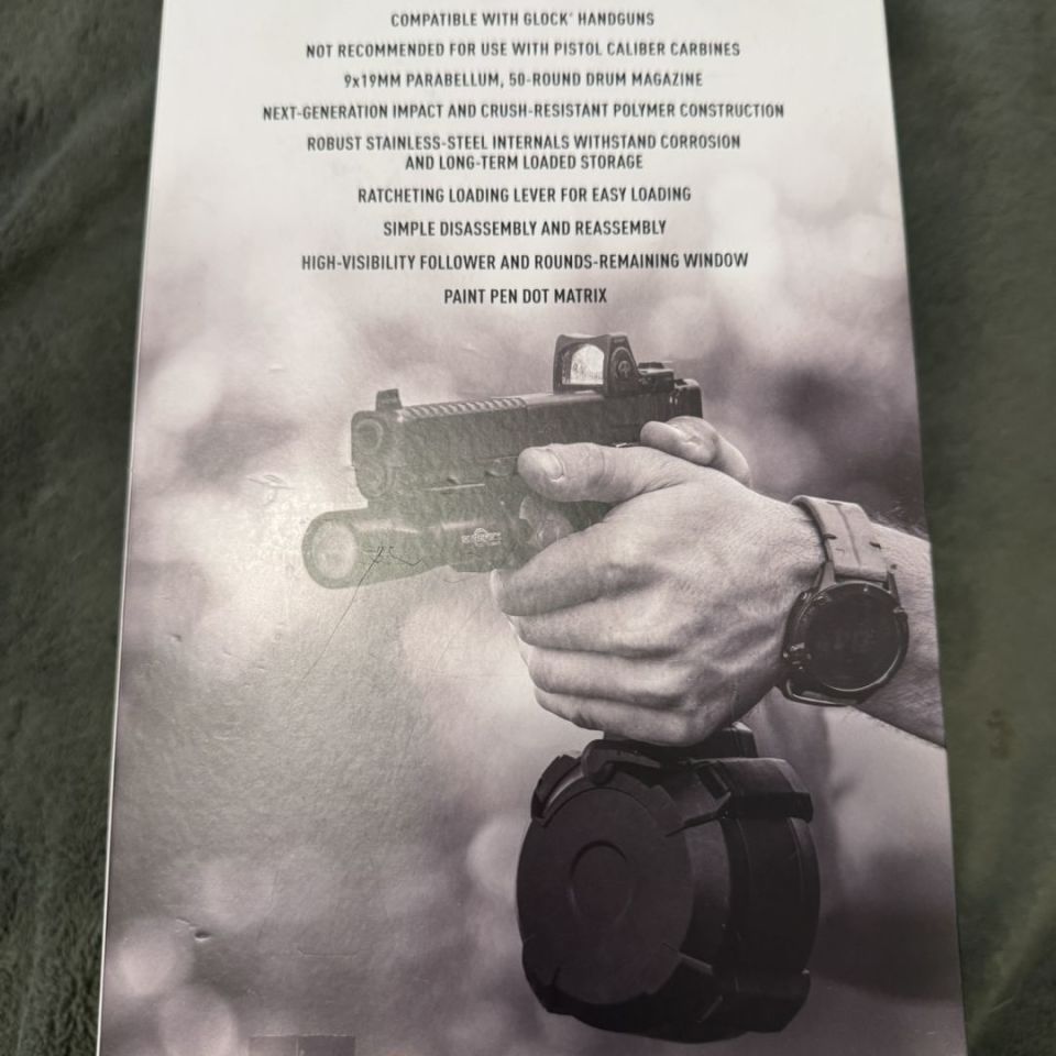 Image 3 - Glock 9mm Magpul 50rnd Drum