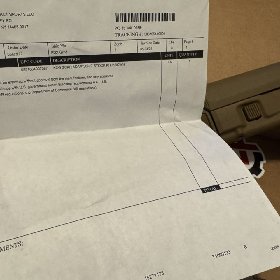 Image 3 - KDG Scar 16/17 ACR Stock- RARE