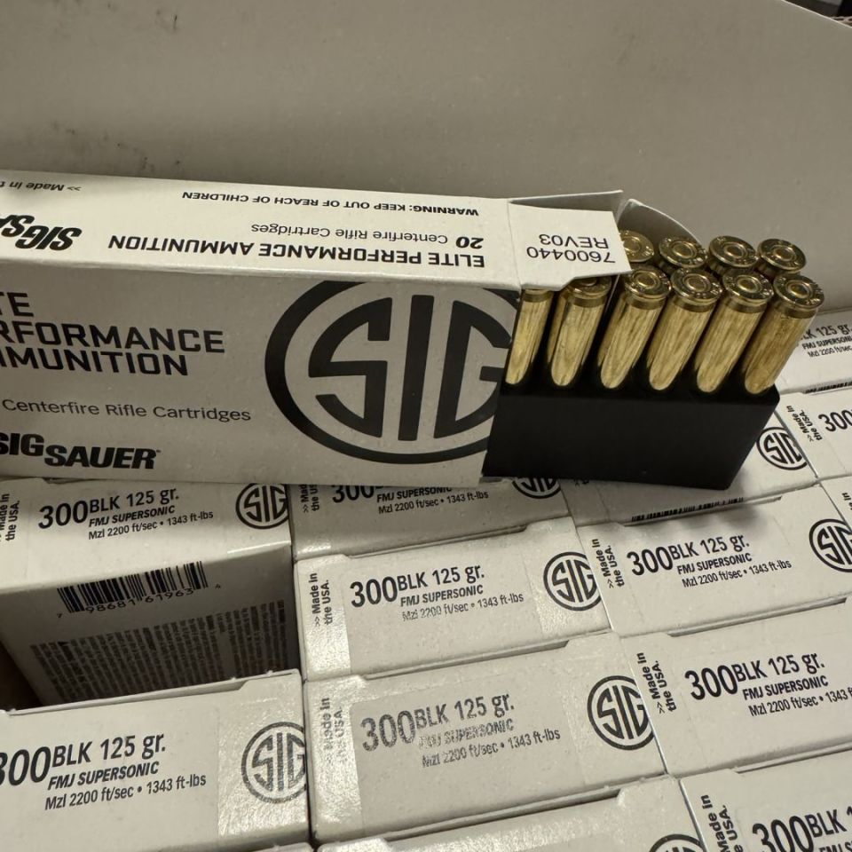 Image 1 - Sig 300BO 125gr Elite Match Gr