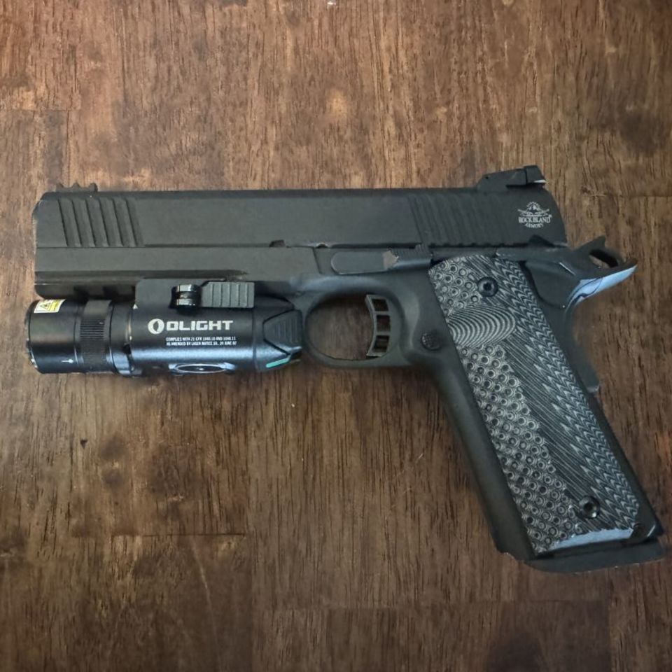 Image 2 - RIA 1911 22TCM/9MM with Olight