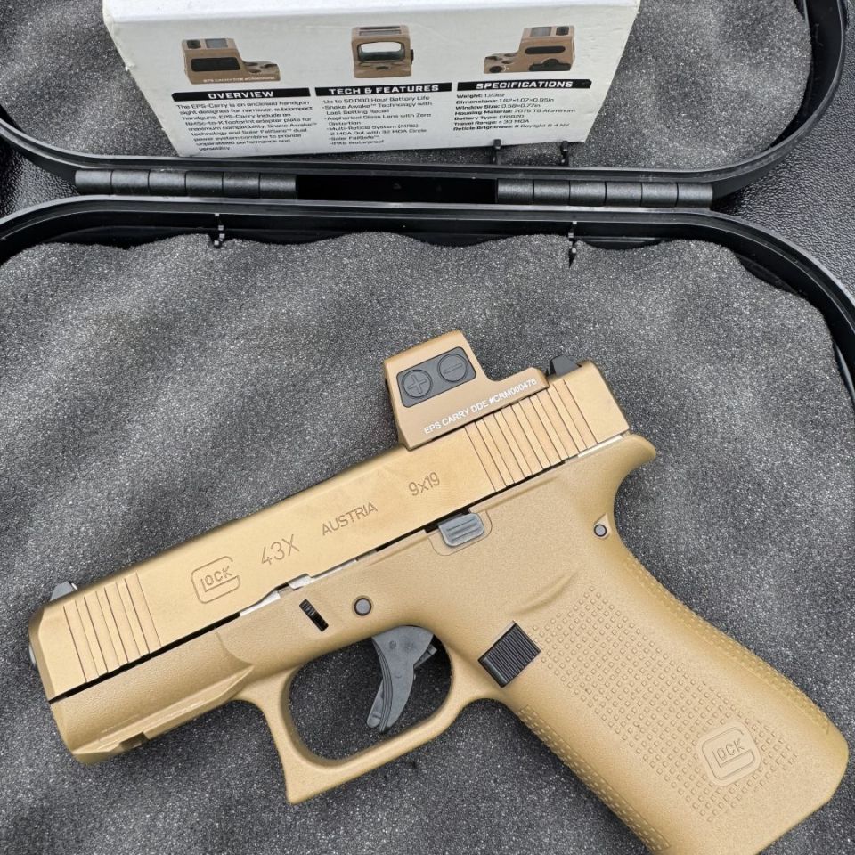 Image 2 - FDE Glock 43x EPS Carry 