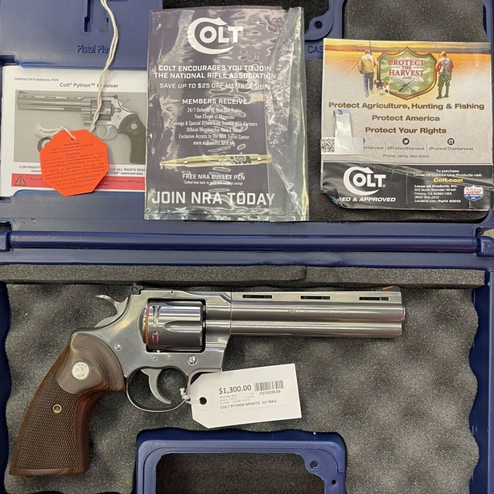 Image 1 - Colt Python .357 mag SP6WTS