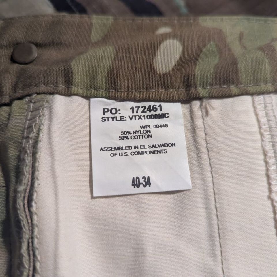 Image 4 - Vertx VTX1000 Multicam Pants