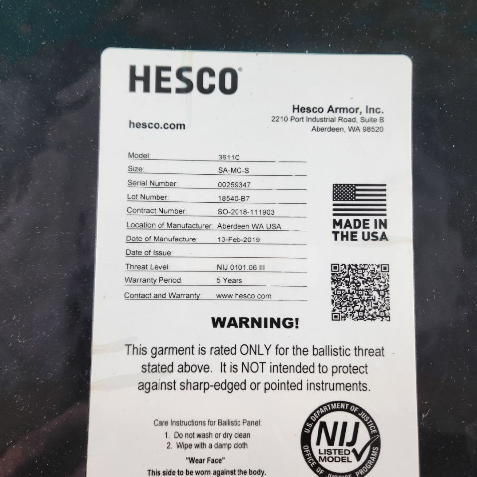 Image 4 - Hesco 3611C Armor Starting 300