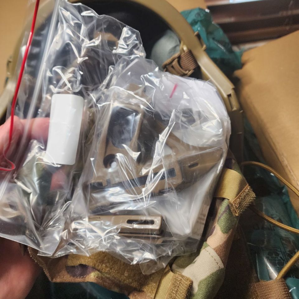 Image 5 - Avon 3a Ballistic IHPS Helmet Never issued, new. I have the lowest price online. ~~ Free shipping on orders over 65$ no sales tax outside of Texas.