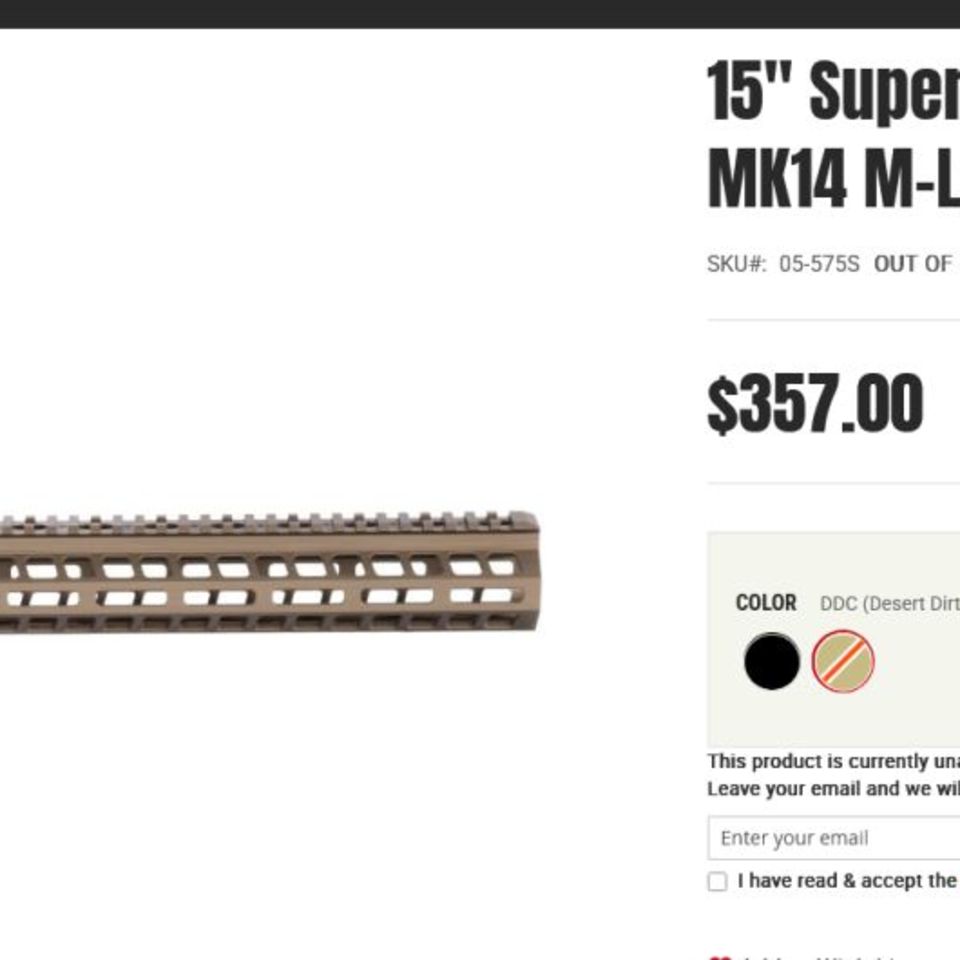 Image 3 - NEW Geissele 15" SMR MK14 DDC