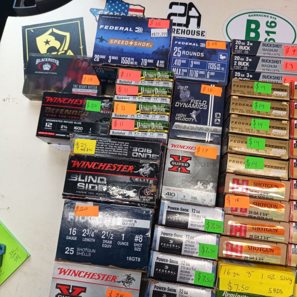 Image 3 - .410, 16ga, 20ga & 12ga ammo