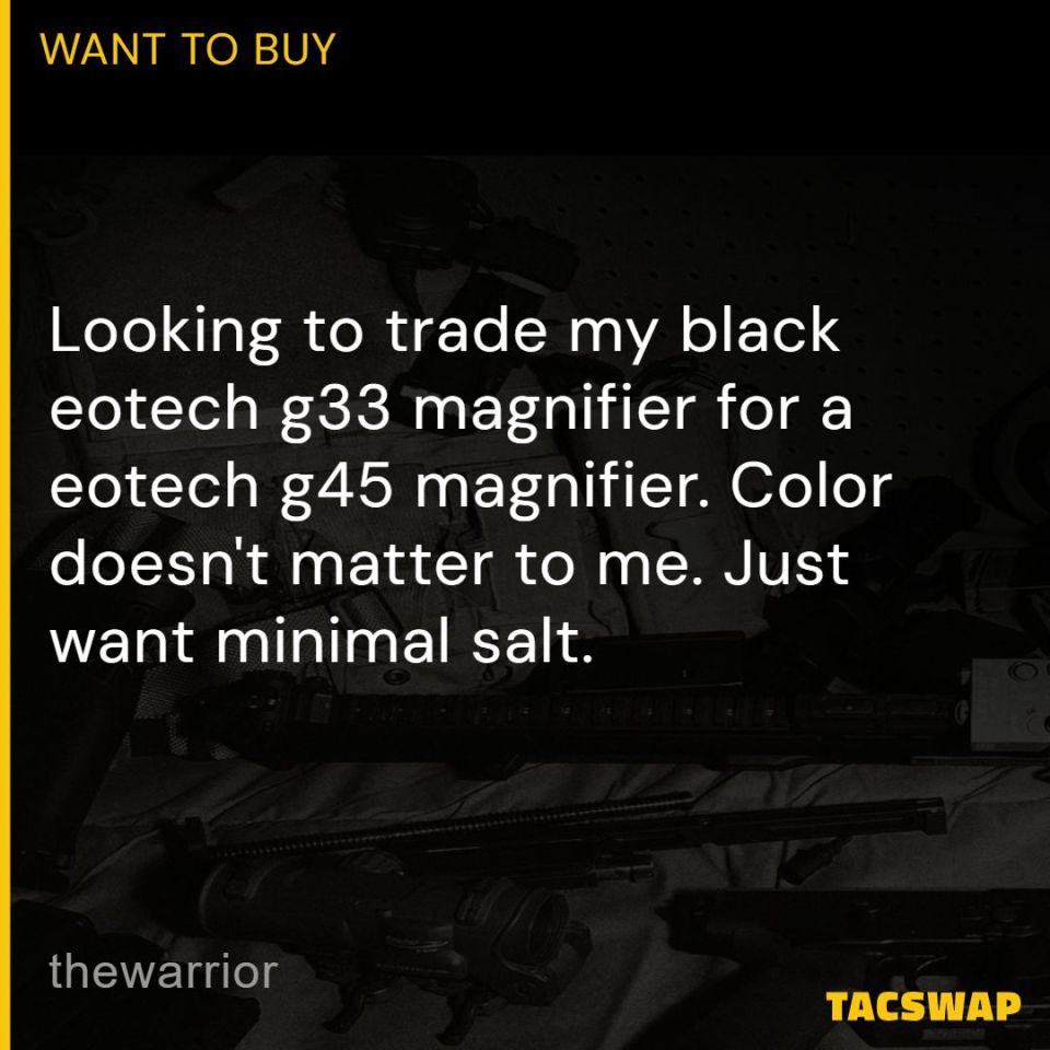 Image 1 - WTT Eotech G33 for G45
