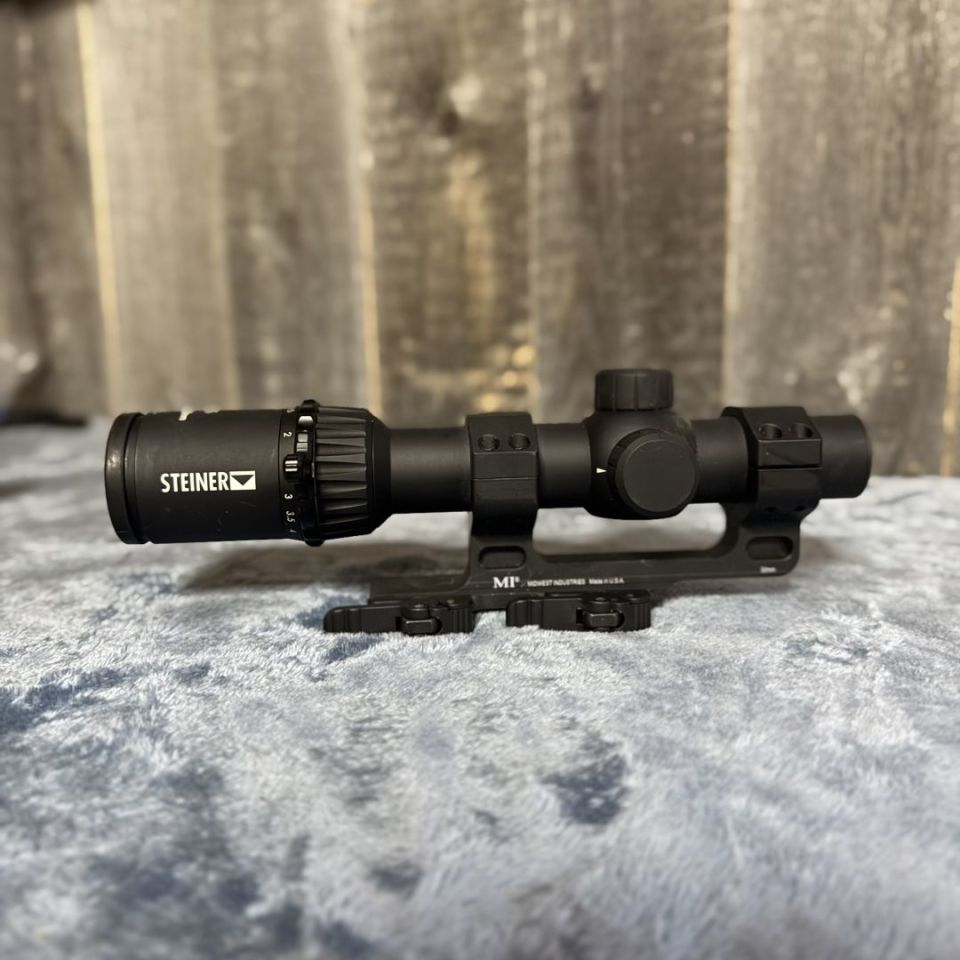 Image 2 - Steiner PX4i 1-4 LPVO and Midwest industries QD mount included