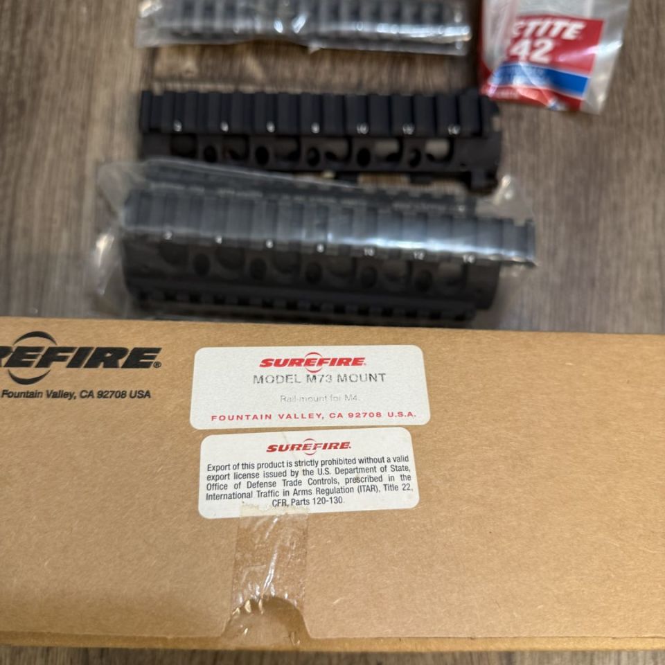 Image 1 - Surefire M73 Rail System NIB