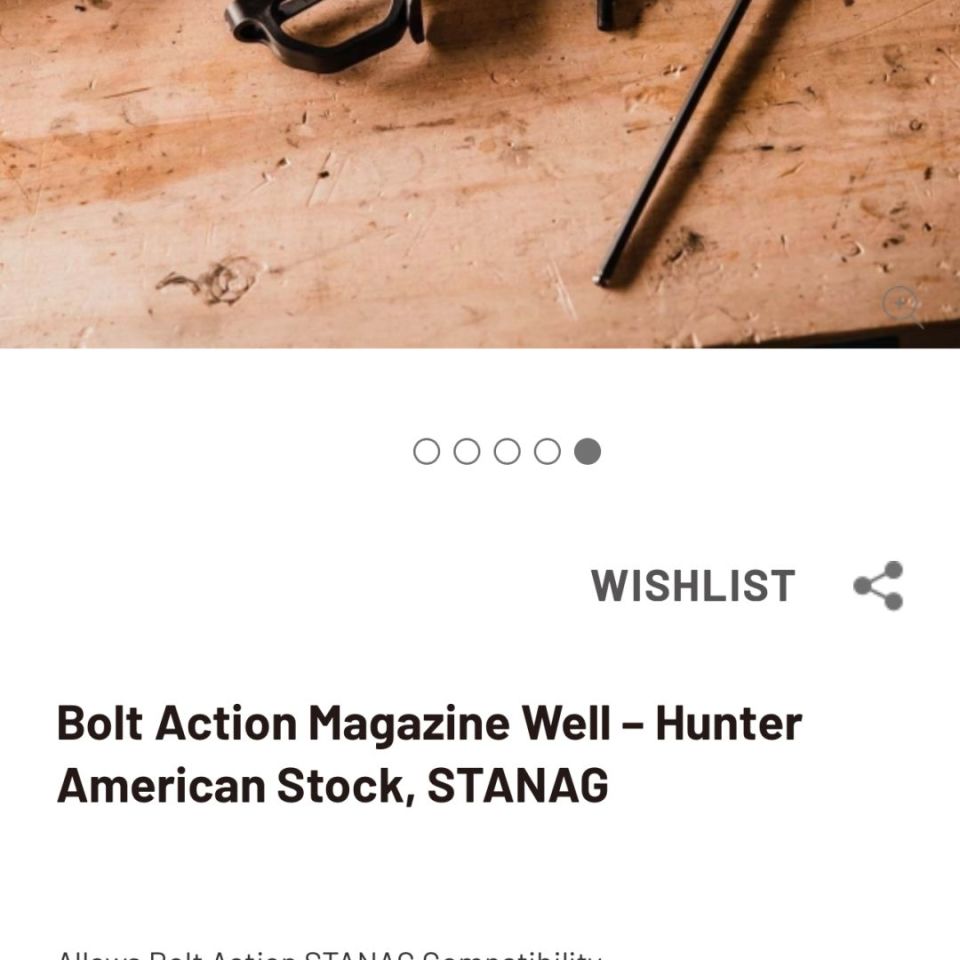 Image 5 - Magpul bolt action magazine well