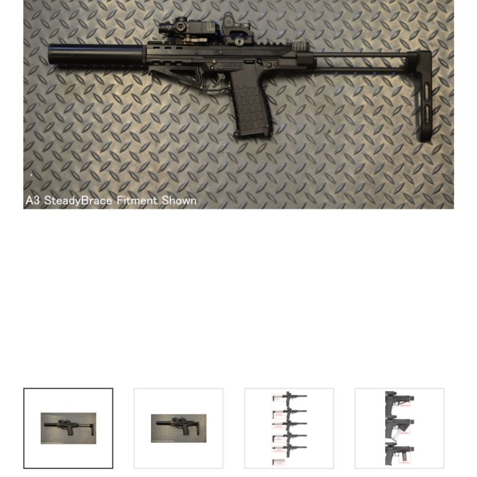 Image 7 - KelTec CP 33 brace adapter 