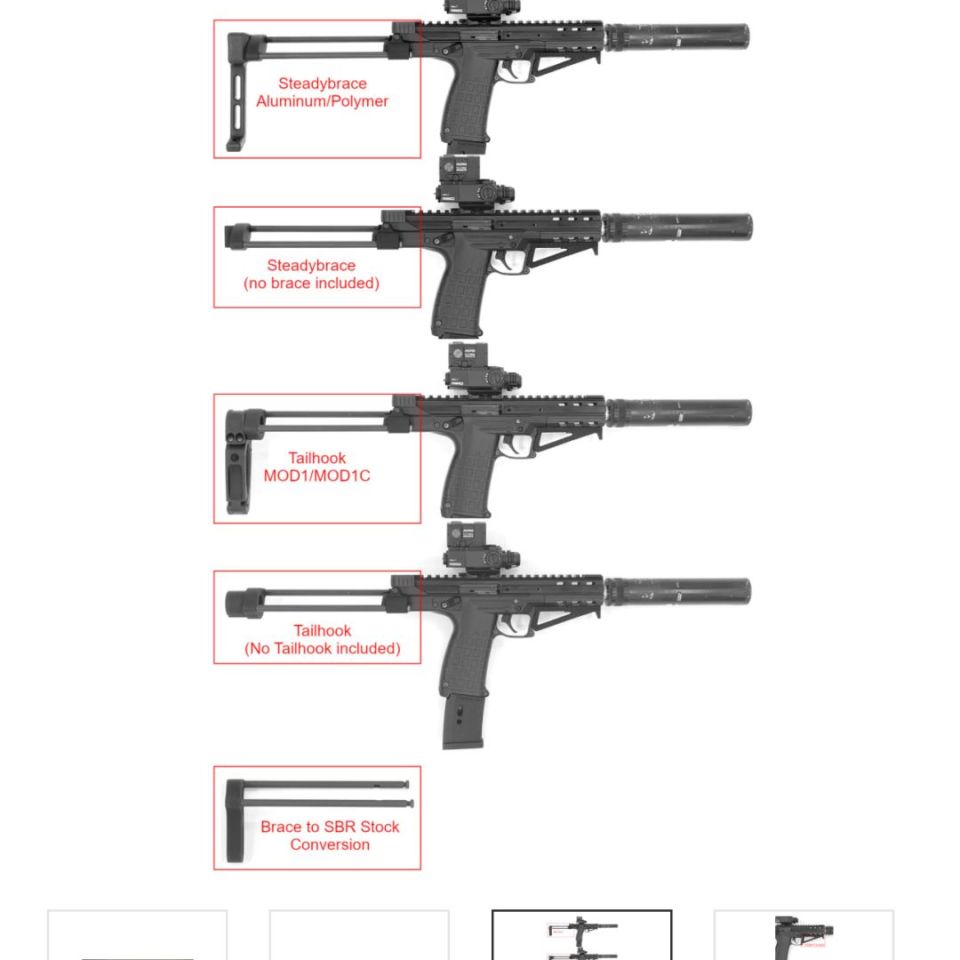 Image 5 - KelTec CP 33 brace adapter 