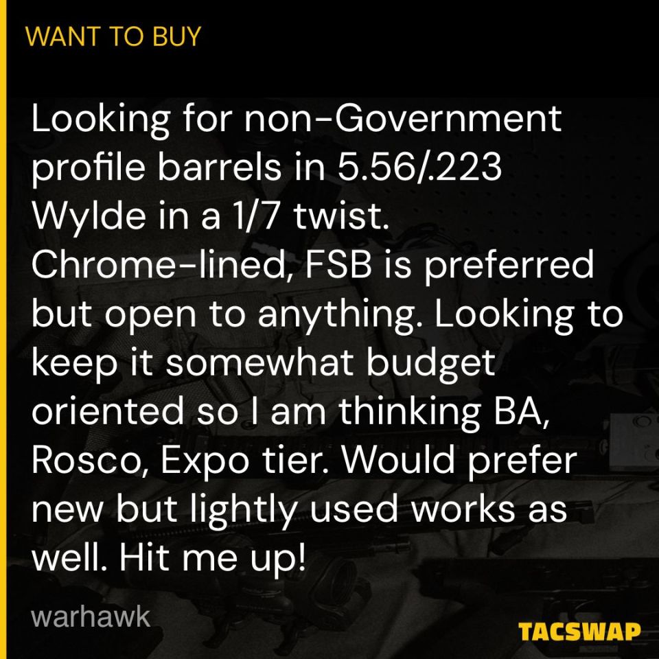 Image 1 - WTB ISO: 11.5”-18” barrels