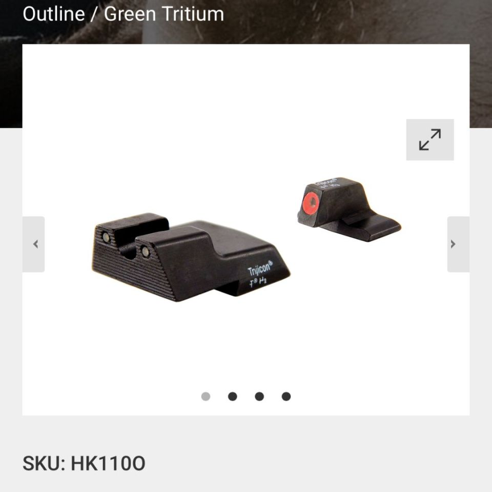 Image 3 - Trijicon H&K Night Sights