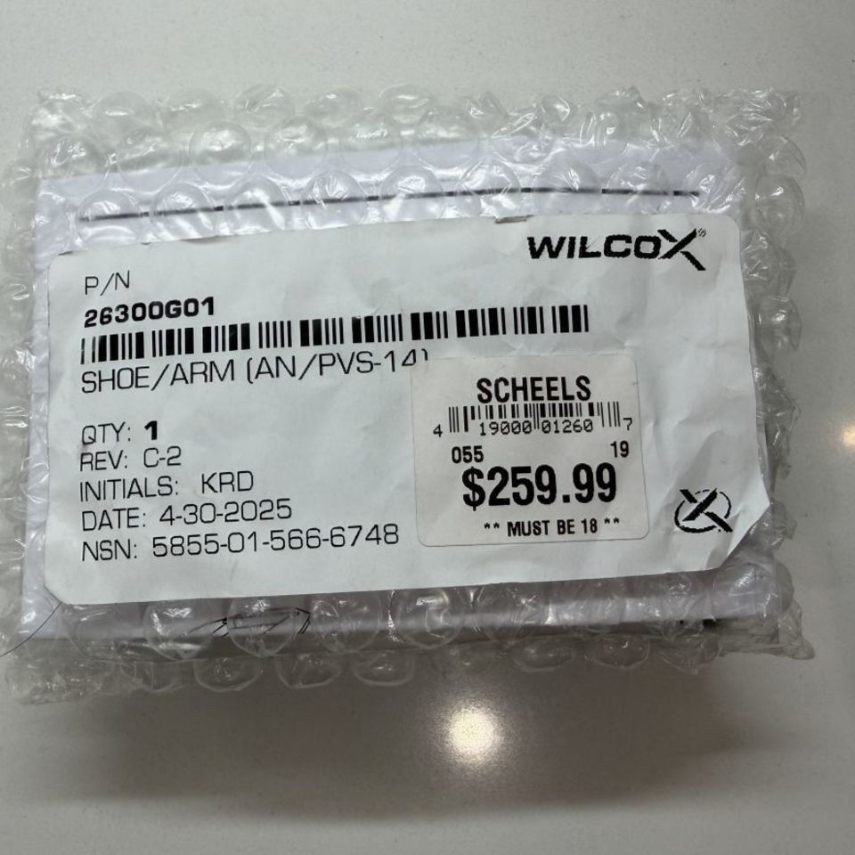 Image 4 - Wilcox AN/PVS-14 Arm Shoe NVG