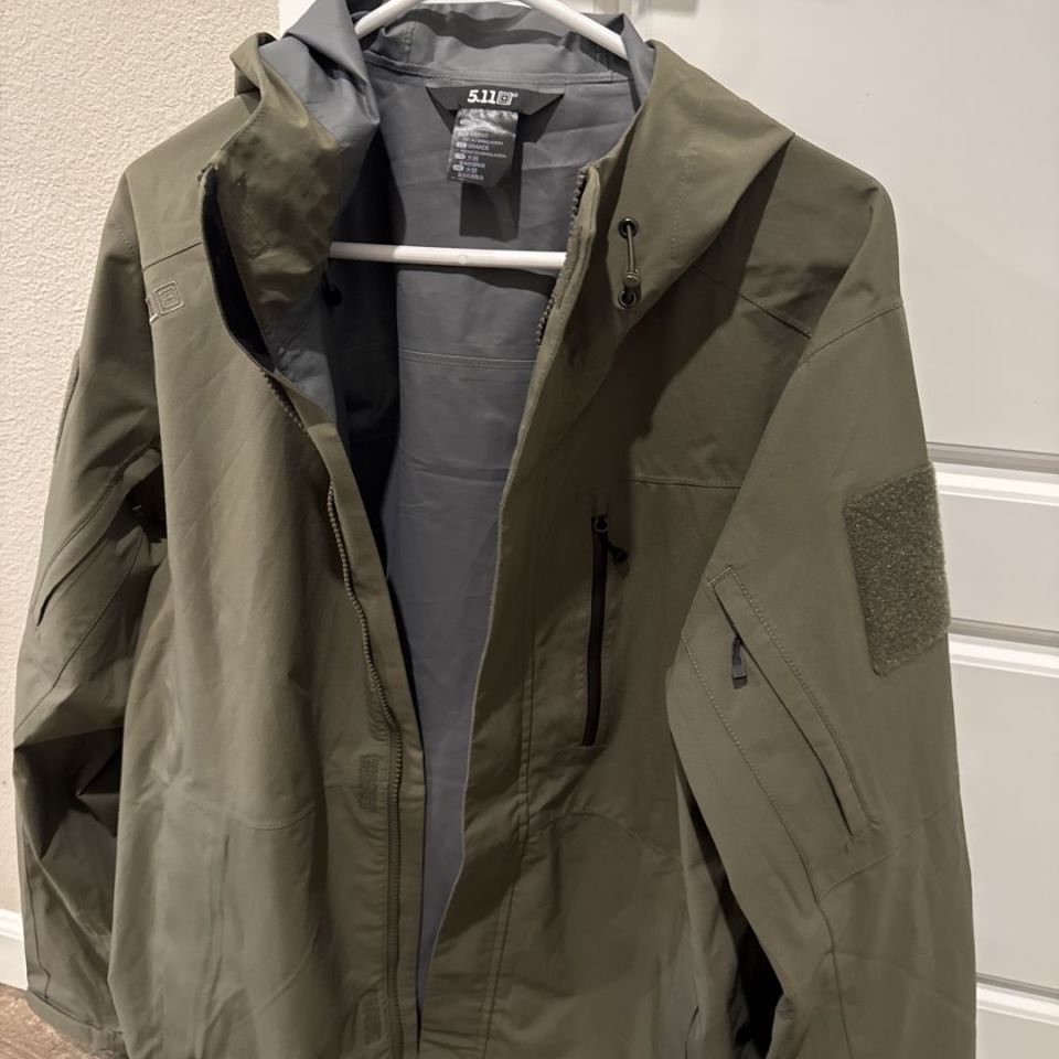 Image 1 - 5.11 ranger green rain jacket