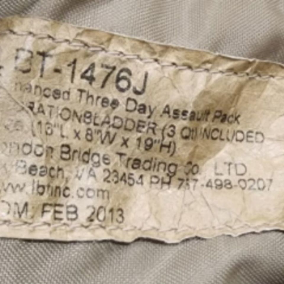 Image 2 - LBT-1476J Coyote Brown 3 Day Pack