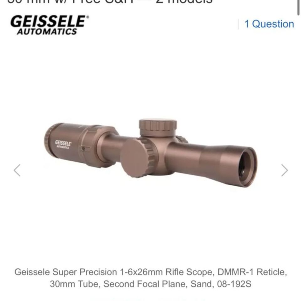 Image 6 - Geissele SuperPrecision 1-6x26 LPVO