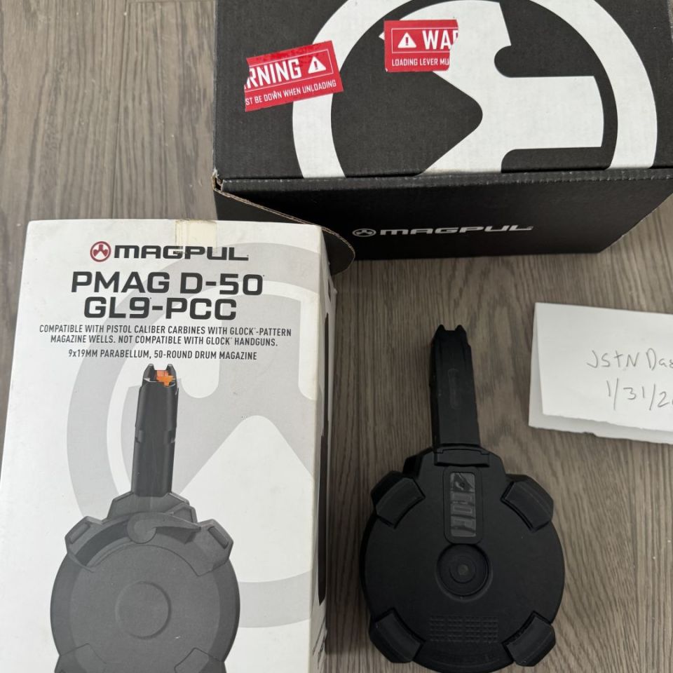 Image 1 - PMAG 50 Round 9MM Drum Mag 