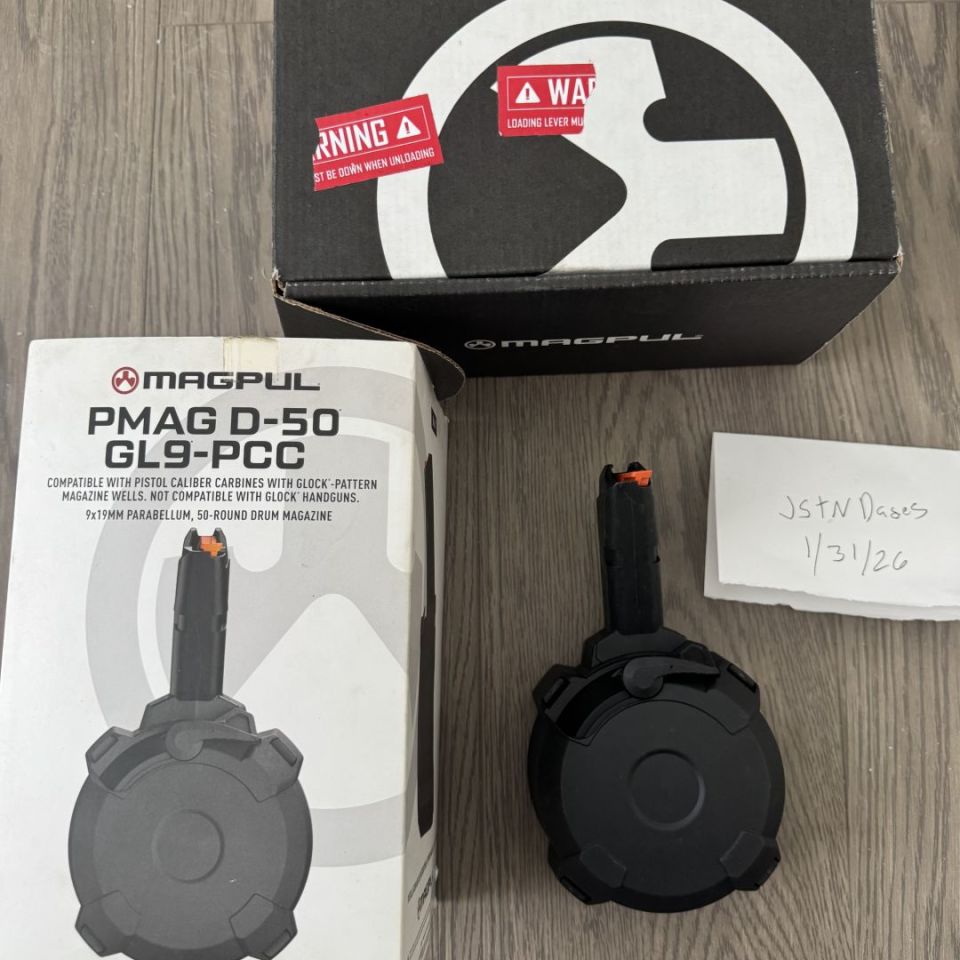 Image 2 - PMAG 50 Round 9MM Drum Mag 