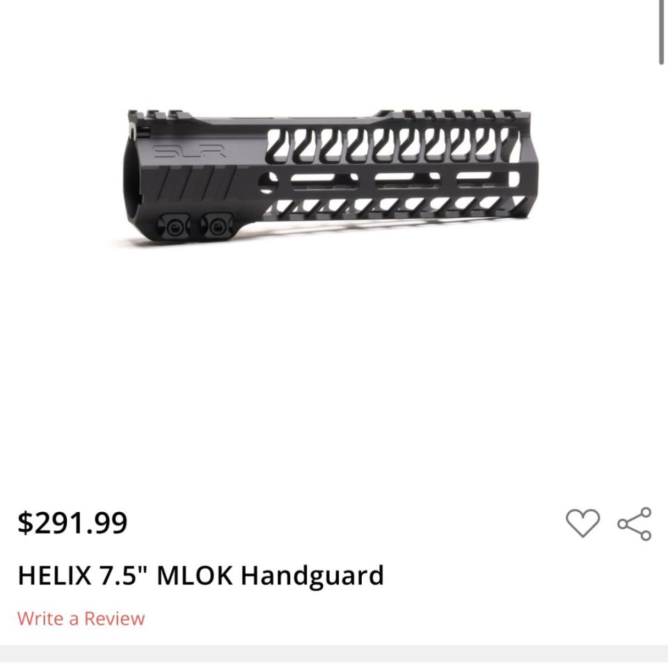 Image 5 - SLR Helix 7.5” Handguard