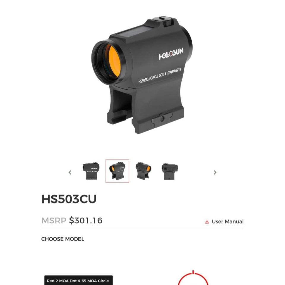 Image 4 - Holuson HS503CU Red Dot