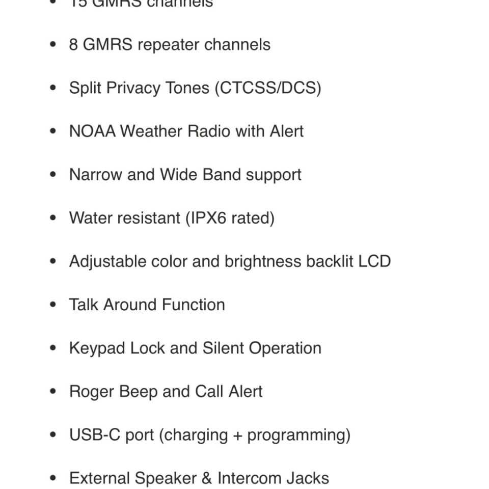 Image 3 - Midland mxts500 50w GMRS radio