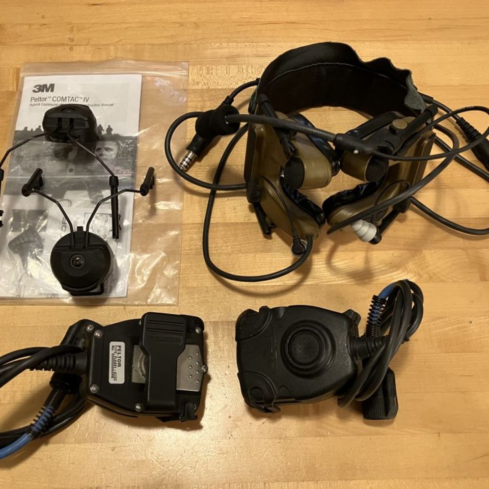 Image 1 - Peltor ComTac IV Dual Com NATO