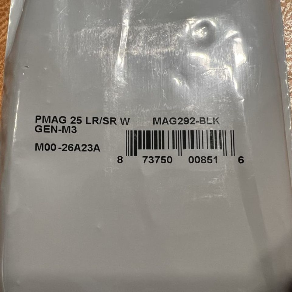 Image 2 - MAGPUL PMAG M3 7.62 25RD BLK